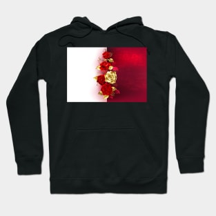 Design with Red Roses Hoodie